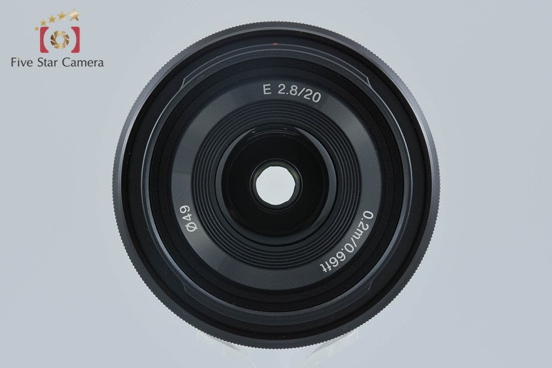 Sony E 20mm f/2.8 SEL20F28