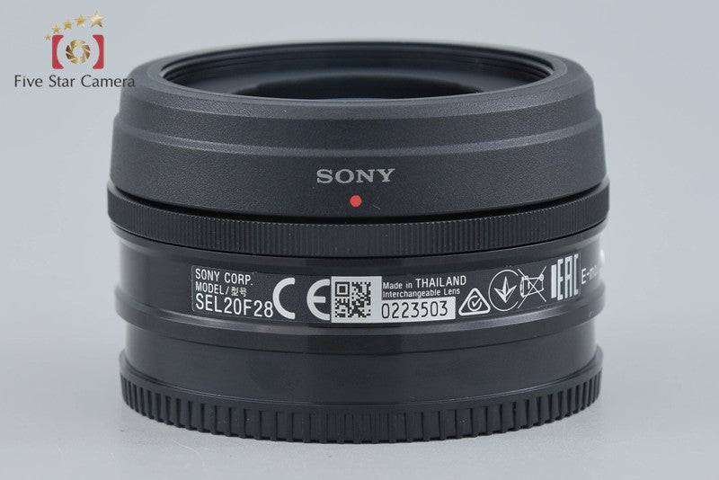 Sony E 20mm f/2.8 SEL20F28