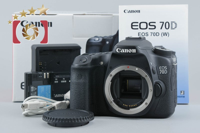 Canon EOS 70D 20.2 MP Digital SLR Camera Body w/ Box