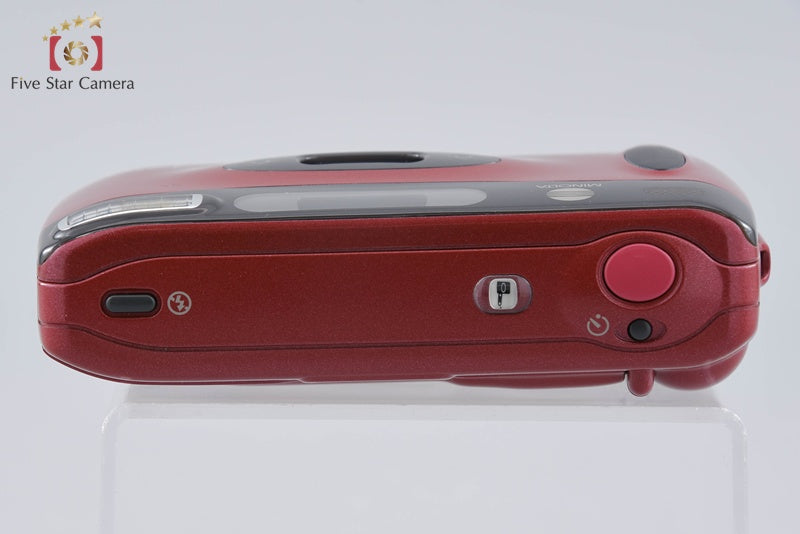 MINOLTA P's Red 35mm Point & Shoot Film Camera