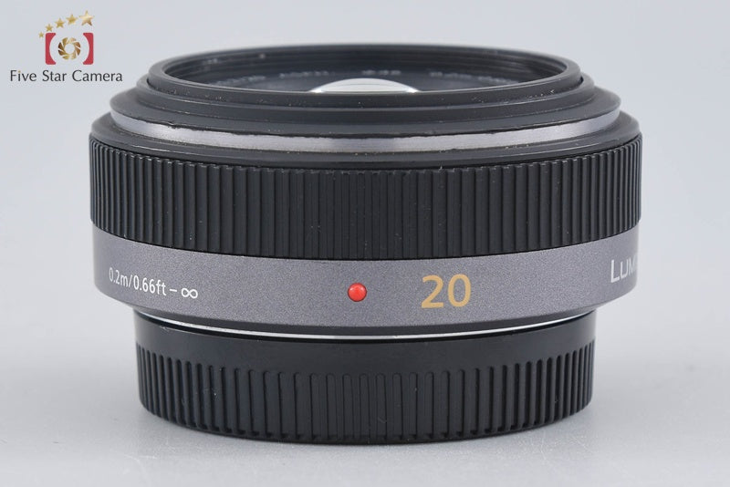 Panasonic LUMIX G 20mm f/1.7 ASPH. H-H020