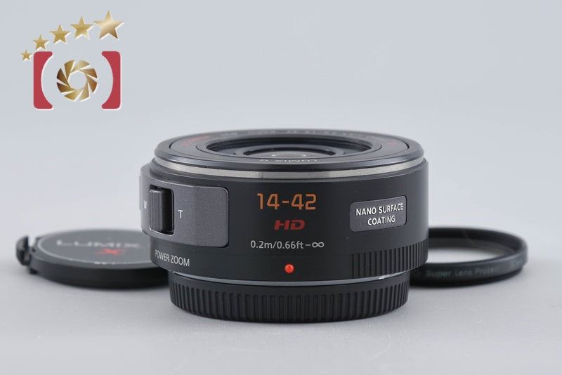 Panasonic LUMIX G X VARIO 14-42mm f/3.5-5.6 ASPH. POWER O.I.S. H-PS14042 Black