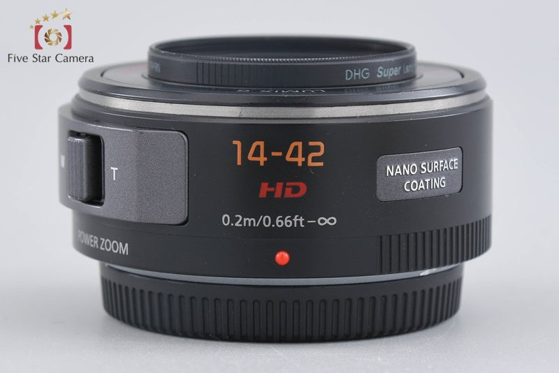 Panasonic LUMIX G X VARIO 14-42mm f/3.5-5.6 ASPH. POWER O.I.S. H-PS14042 Black