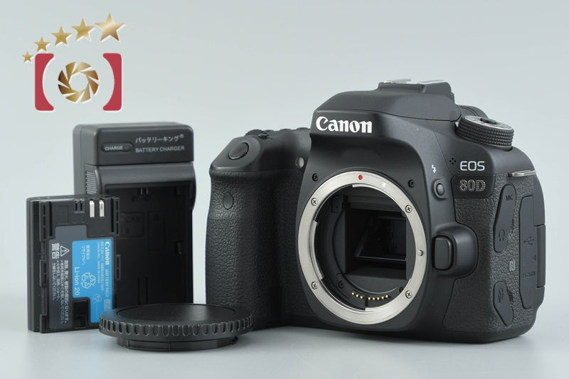 "Shutter count 3,730" Canon EOS 80D 24.2 MP Digital SLR Camera Body