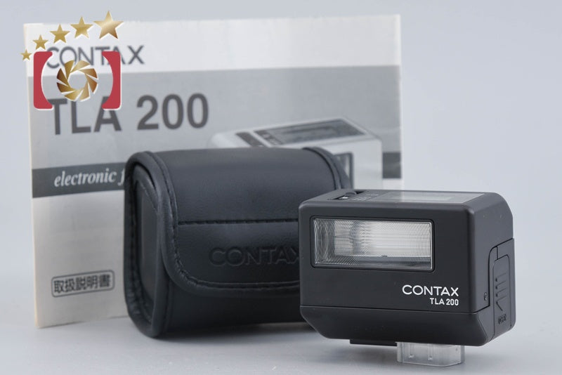 CONTAX TLA 200 Black Shoe Mount Flash