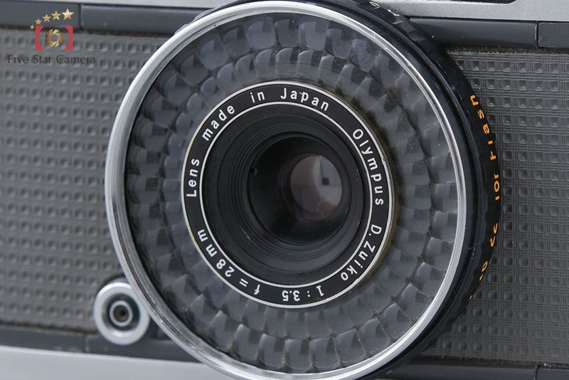 Olympus PEN EE-2 Gray 35mm Half Frame Film Camera D.Zuiko 28mm f/3.5