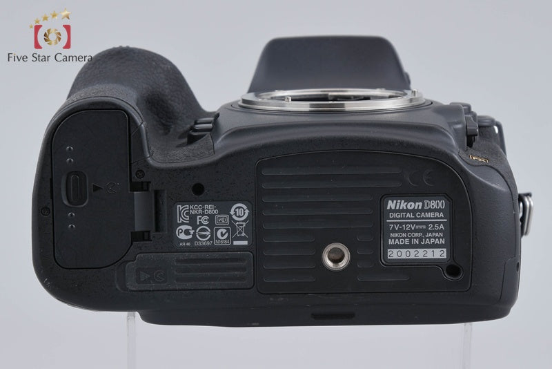 Nikon D800 36.3 MP Full Frame Digital SLR Camera Body