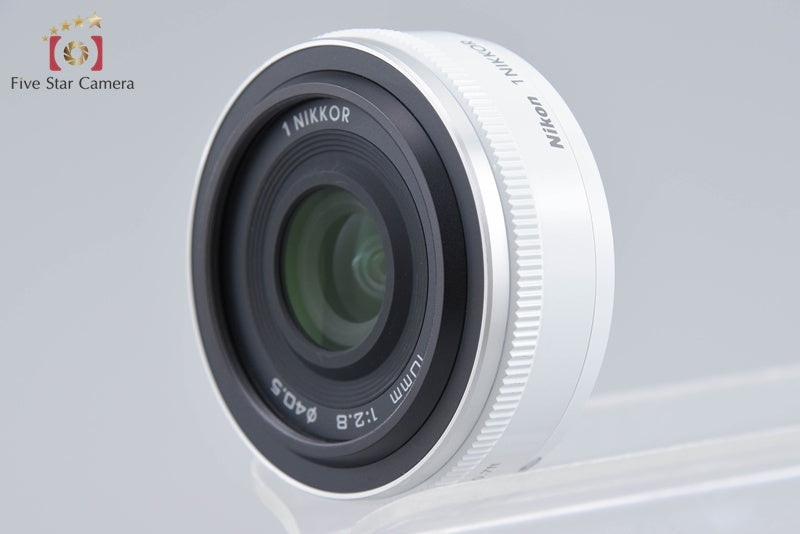 "Count 2,294" Nikon 1 V1 White 10.1 MP Digital SLR Camera 10mm Lens