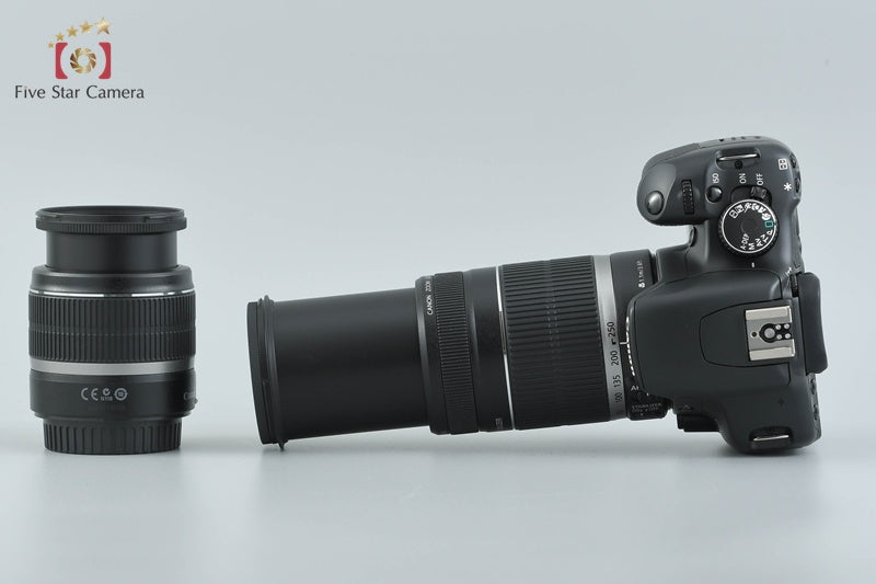 Canon EOS Kiss X2 / Rebel XSi / 450D 12.2 MP 18-55 55-250 Lenses
