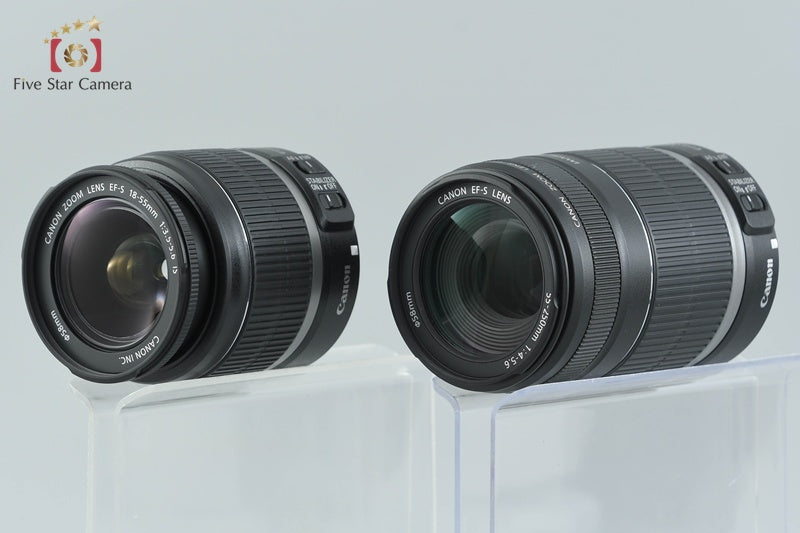 Canon EOS Kiss X2 / Rebel XSi / 450D 12.2 MP 18-55 55-250 Lenses