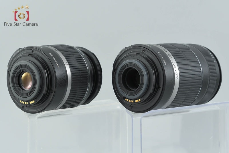 Canon EOS Kiss X2 / Rebel XSi / 450D 12.2 MP 18-55 55-250 Lenses