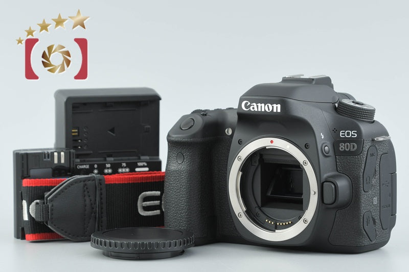 "Shutter count 1,232" Canon EOS 80D 24.2 MP Digital SLR Camera Body