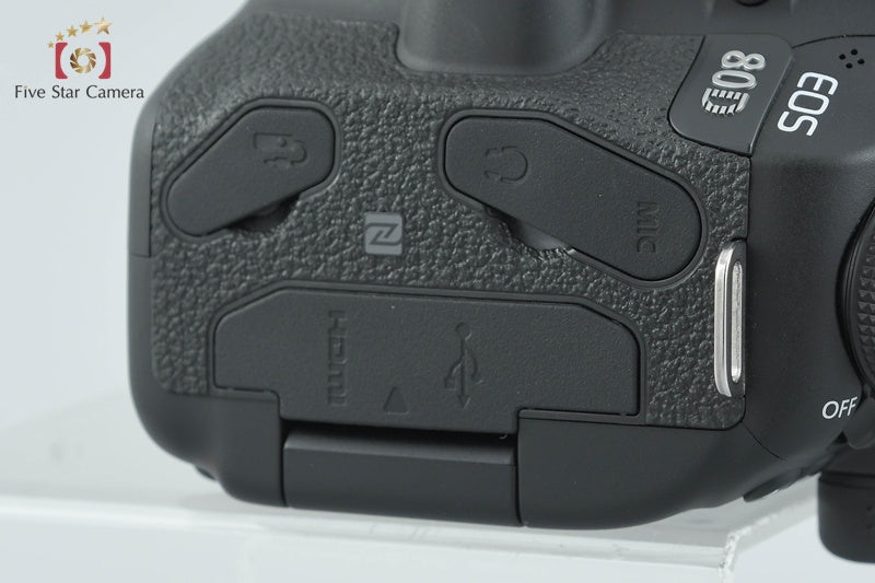 "Shutter count 1,232" Canon EOS 80D 24.2 MP Digital SLR Camera Body