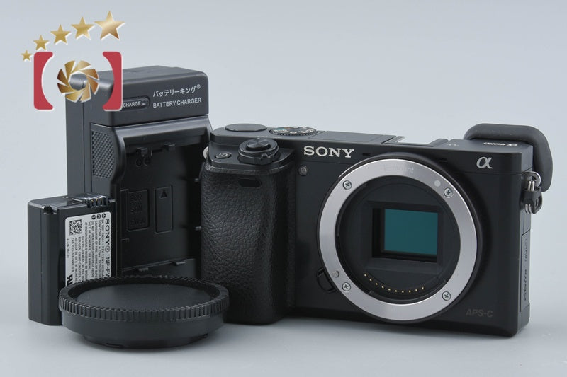 Sony α6000 ILCE-6000 Black 24.3 MP Mirrorless Camera [Multiple Languages]