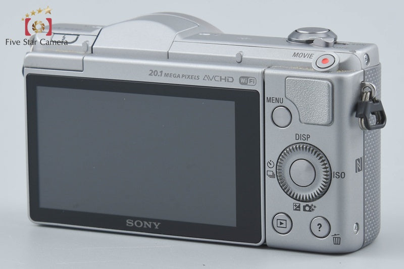 Sony Alpha α5000 ILCE-5000 Silver 20.1 MP 16-50 Lens [Multiple Languages]