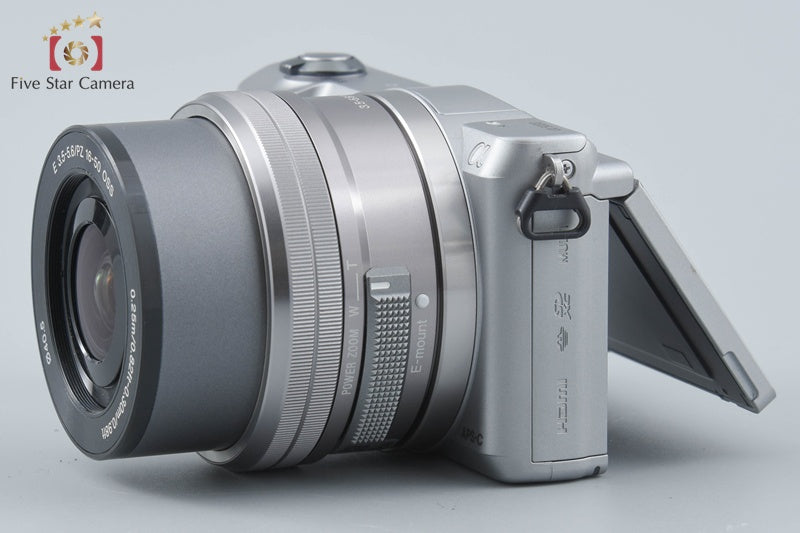 Sony Alpha α5000 ILCE-5000 Silver 20.1 MP 16-50 Lens [Multiple Languages]
