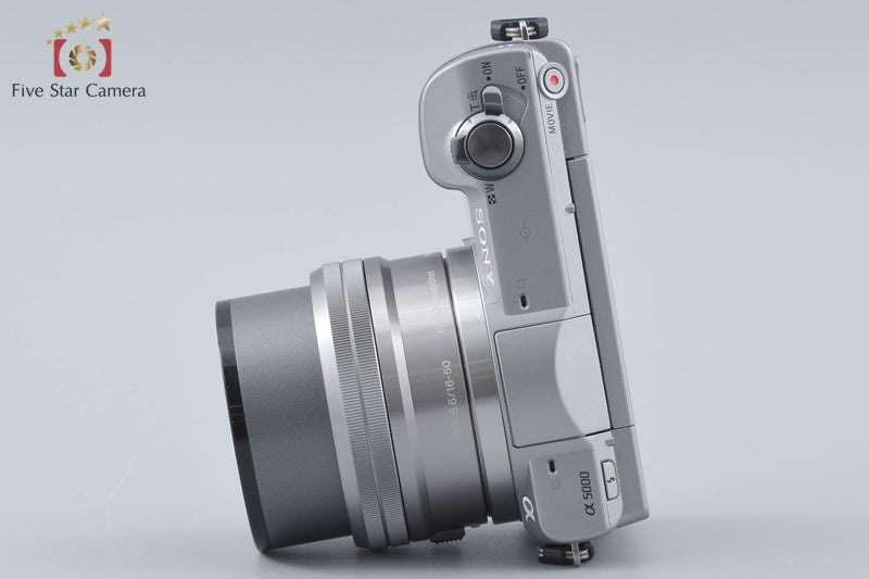 Sony Alpha α5000 ILCE-5000 Silver 20.1 MP 16-50 Lens [Multiple Languages]