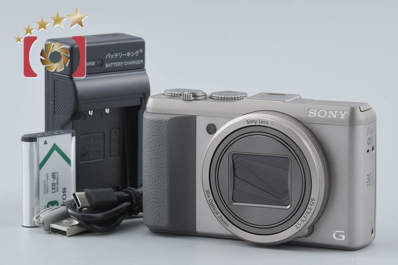 SONY Cyber-shot DSC-HX50V Silver 20.4 MP Digital Camera [Multiple Languages]