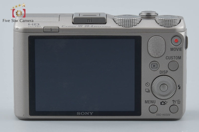 SONY Cyber-shot DSC-HX50V Silver 20.4 MP Digital Camera [Multiple Languages]
