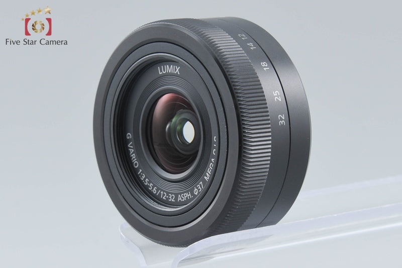 Panasonic LUMIX G VARIO 12-32mm f/3.5-5.6 ASPH. MEGA O.I.S. H-FS12032 Black