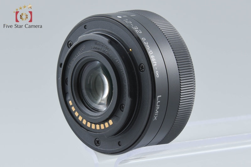 Panasonic LUMIX G VARIO 12-32mm f/3.5-5.6 ASPH. MEGA O.I.S. H-FS12032 Black