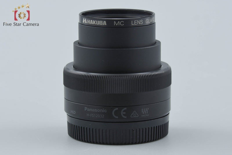 Panasonic LUMIX G VARIO 12-32mm f/3.5-5.6 ASPH. MEGA O.I.S. H-FS12032 Black