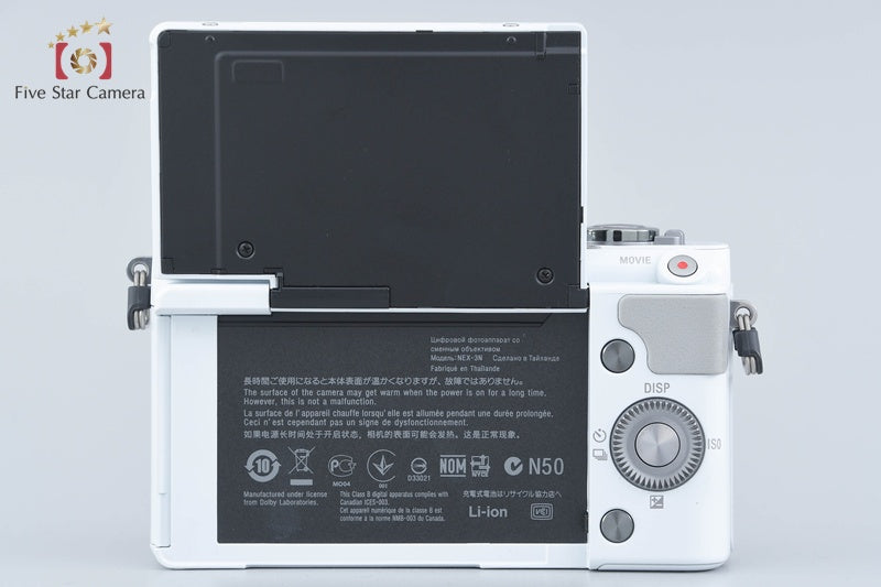 "Count 876" SONY α NEX-3N White 16.5 MP 16-50 Lens [Japanese Language Only]