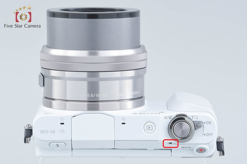 "Count 876" SONY α NEX-3N White 16.5 MP 16-50 Lens [Japanese Language Only]