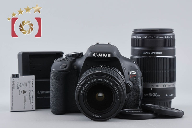 "Count 2,001" Canon EOS Kiss X5 / Rebel T3i / 600D 18.0 MP 18-55 55-250 Lenses