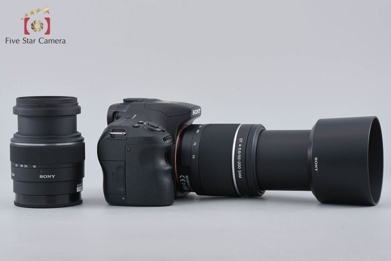 SONY α57 SLT-A57 16.1 MP 18-55 55-200 Lenses [Japanese Language Only]