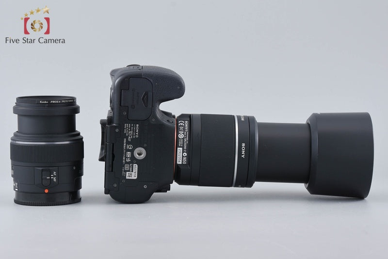 SONY α57 SLT-A57 16.1 MP 18-55 55-200 Lenses [Japanese Language Only]