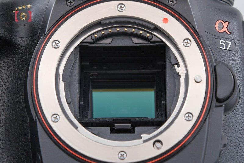 SONY α57 SLT-A57 16.1 MP 18-55 55-200 Lenses [Japanese Language Only]