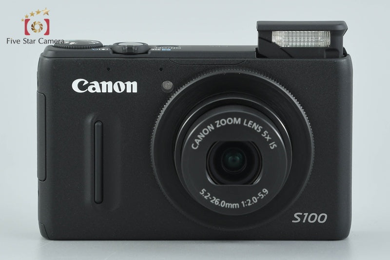 Canon PowerShot S100 Black 12.1 MP Digital Camera