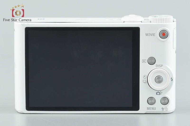 Sony Cyber-Shot DSC-WX350 White 18.2 MP Digital Camera [Japanese Language Only]
