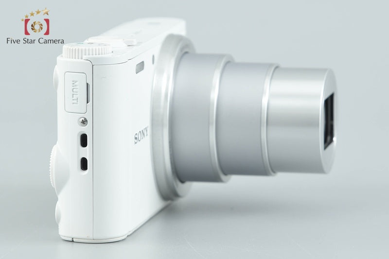 Sony Cyber-Shot DSC-WX350 White 18.2 MP Digital Camera [Japanese Language Only]
