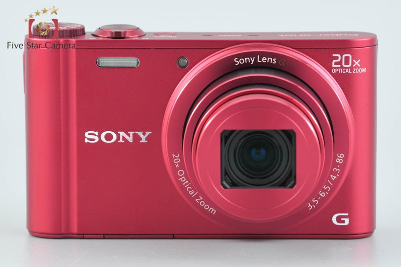 SONY Cyber-shot DSC-WX300 Red 18.2 MP Digital Camera [Multiple Languages]