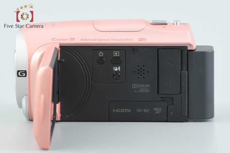 Sony Handycam HDR-CX670 Pink Digital HD Camcorder [Multiple Languages]