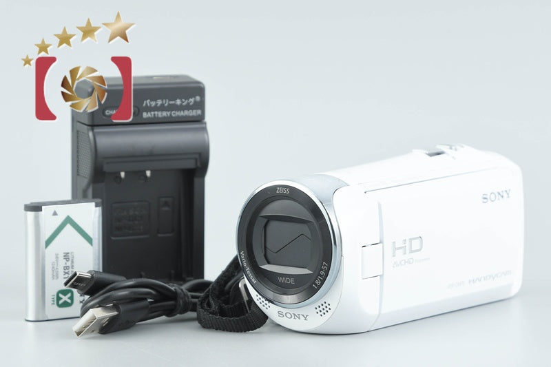 SONY HANDYCAM HDR-CX470 White Digital Camcorder [Japanese Language Only]