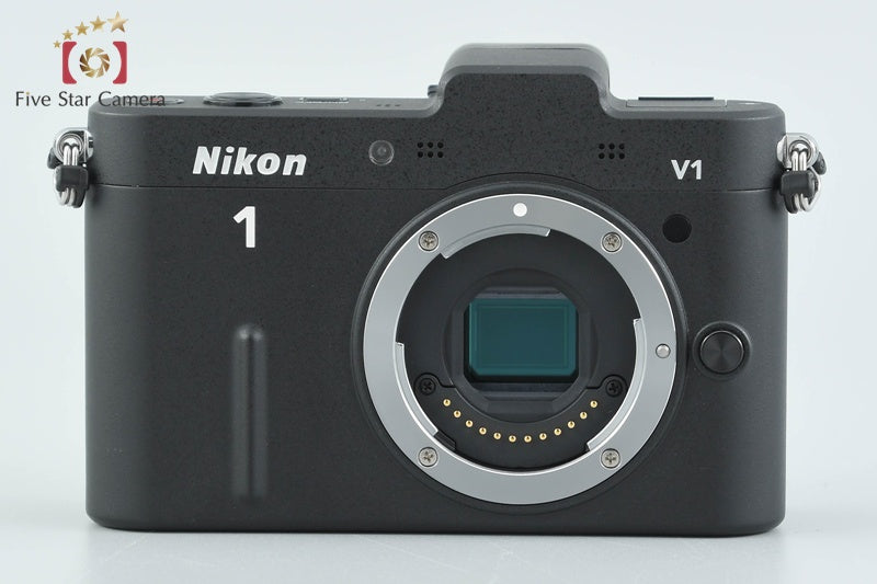 "Count 220" Nikon 1 V1 Black 10.1 MP Digital SLR Camera 10mm Lens w/ Box