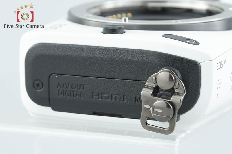 Canon EOS M White 18.0 MP Digital Mirrorless Camera Body