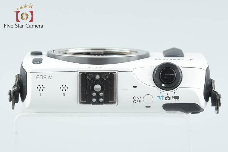 Canon EOS M White 18.0 MP Digital Mirrorless Camera Body
