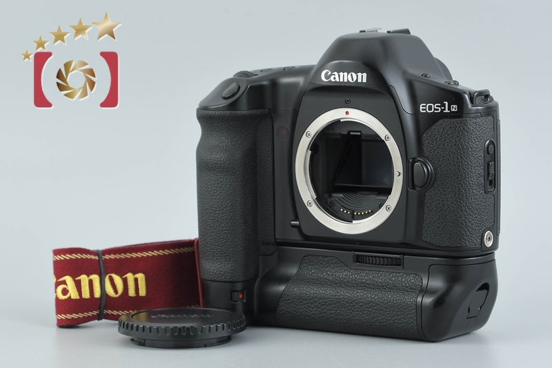 Canon EOS-1N 35mm SLR Film Camera Body + Power Drive Booster E1