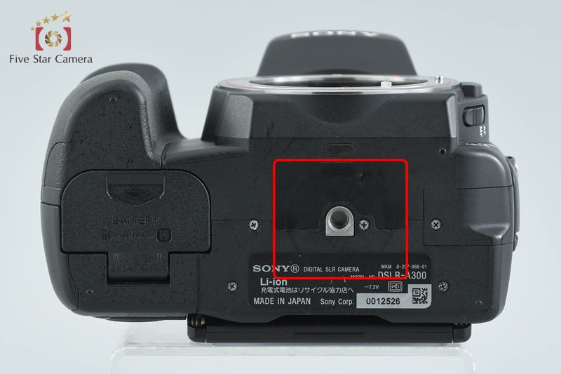 SONY Alpha α300 DSLR-A300 Digital SLR Camera Body [Japanese Language Only]