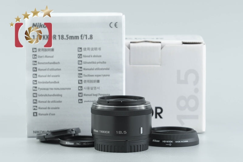Nikon 1 NIKKOR 18.5mm f/1.8 Black w/ Box