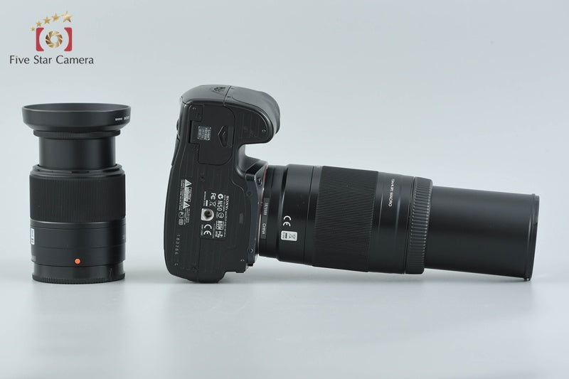 Sony α100 DSLR-A100W Black 10.2 MP 18-70 75-300 Lenses [Japanese Language Only]