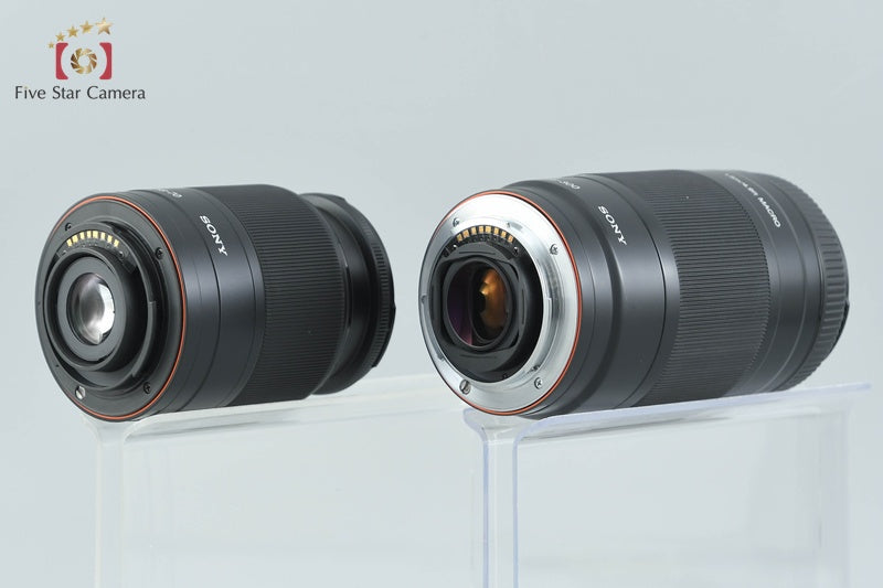Sony α100 DSLR-A100W Black 10.2 MP 18-70 75-300 Lenses [Japanese Language Only]