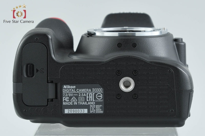 Nikon D3300 Black 24.2 MP DSLR Camera Body
