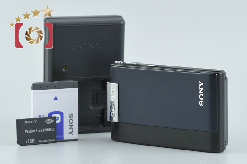 Sony Cyber-Shot DSC-T200 Black 8.1 MP Digital Camera [Japanese Language Only]