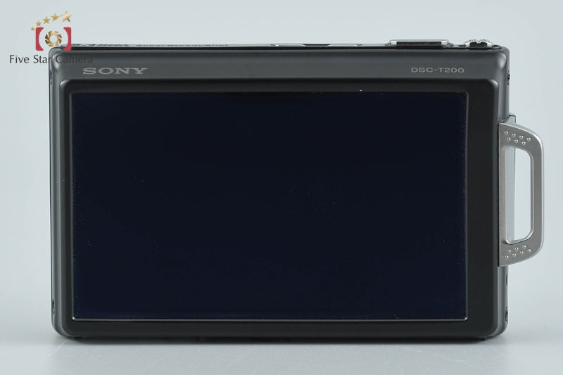 Sony Cyber-Shot DSC-T200 Black 8.1 MP Digital Camera [Japanese Language Only]