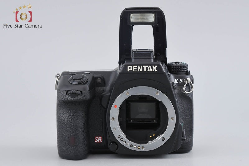Pentax K-5 Black 16.3 MP Digital SLR Camera SMC DA 18-55 Lens w/ Box